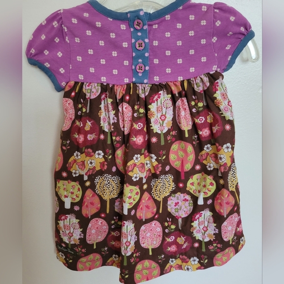 Matilda Jane Through the Trees Purple Brown Dress Size 6-12 months - Picture 7 of 9